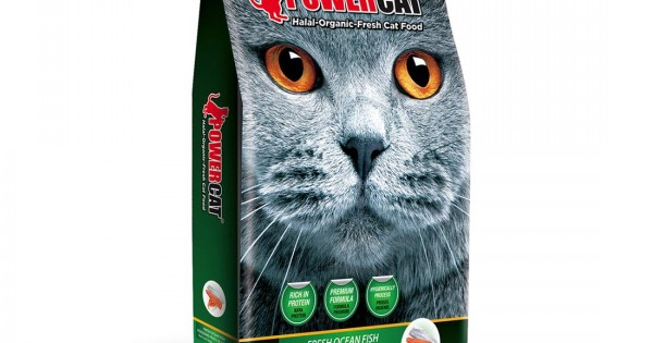 Power Cat Food Halal Organic Food Fresh Ocean Fish 8kg